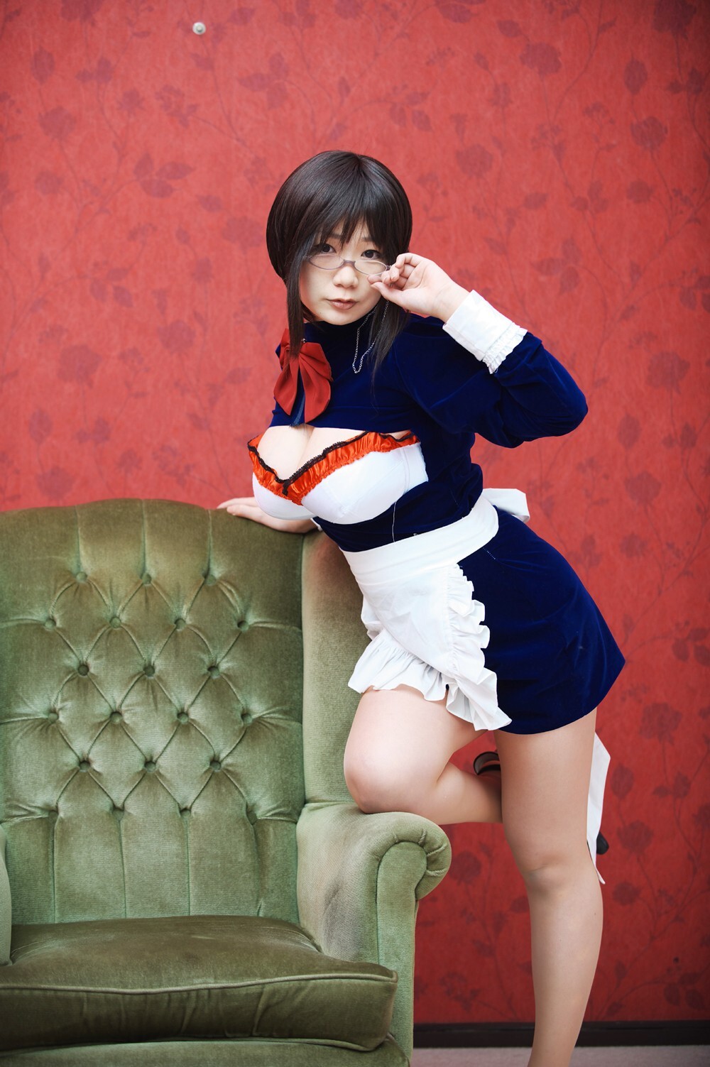 [Cosplay] 2013.03.28 Sexy Maid - Big Tits 1